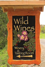 Back Wild Wines Sign