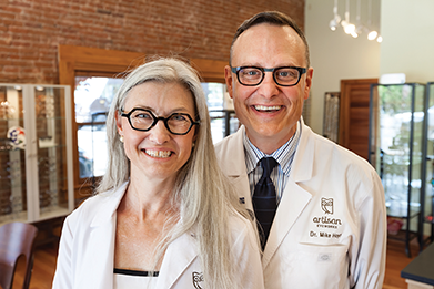 Drs. Kimberly & Michael Hoyt  Artisans Eyeworks
